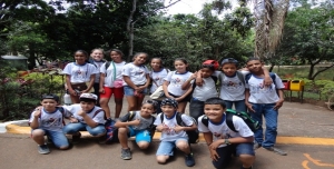 ALUNOS DO 5º ANO DO CIME BAIRRO DA AREIA BRANCA VISITAM O ZOO DE AMERICANA/SP