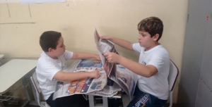 Alunos dos 4º e 5º anos A e B da EMEF &quot;Gasparzinho&quot; desenvolvem projeto didático - Jornal